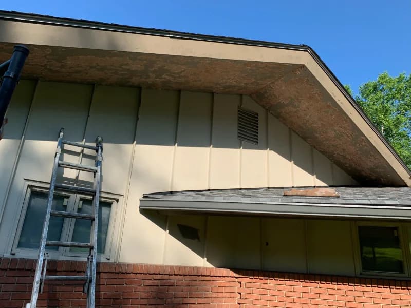 Before — exterior house painting project by Mike's Painting Co.